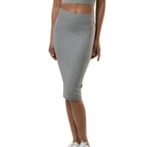 Balance Athletica Linear Skirt, Heather Grey, XL